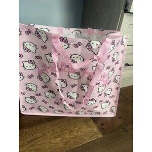Hello Kitty Extra Large Shopper Bag Pink 22x19x6.5